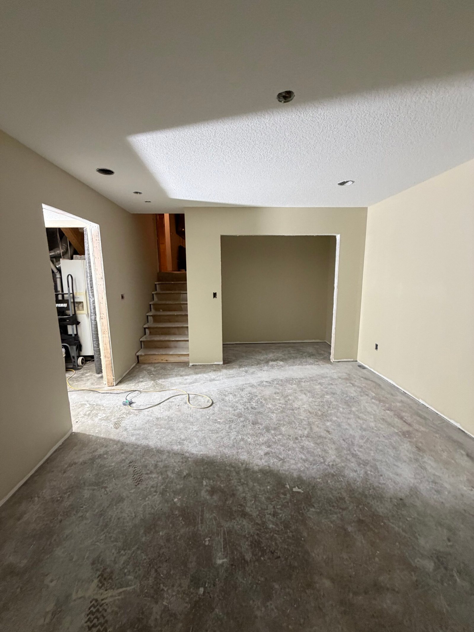 Finished drywall after a Superior Drywall project